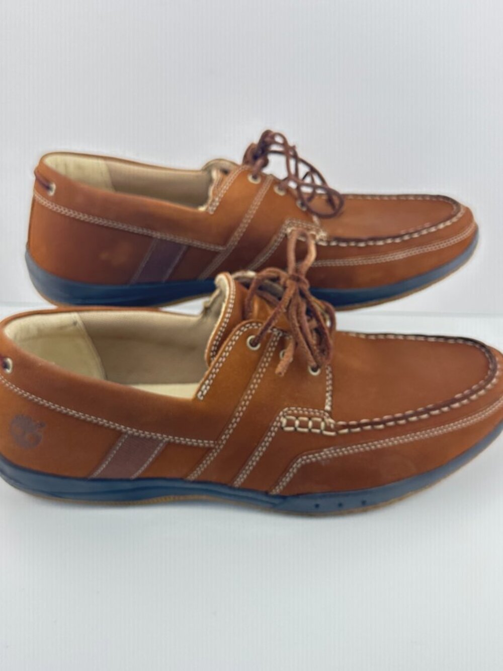 TIMBERLAND EARTHKEEPERS CUPSOLE BROWN SUEDE LEATHER MEN'S MOCCASIN SIZE 13 W - Picture 2 of 12
